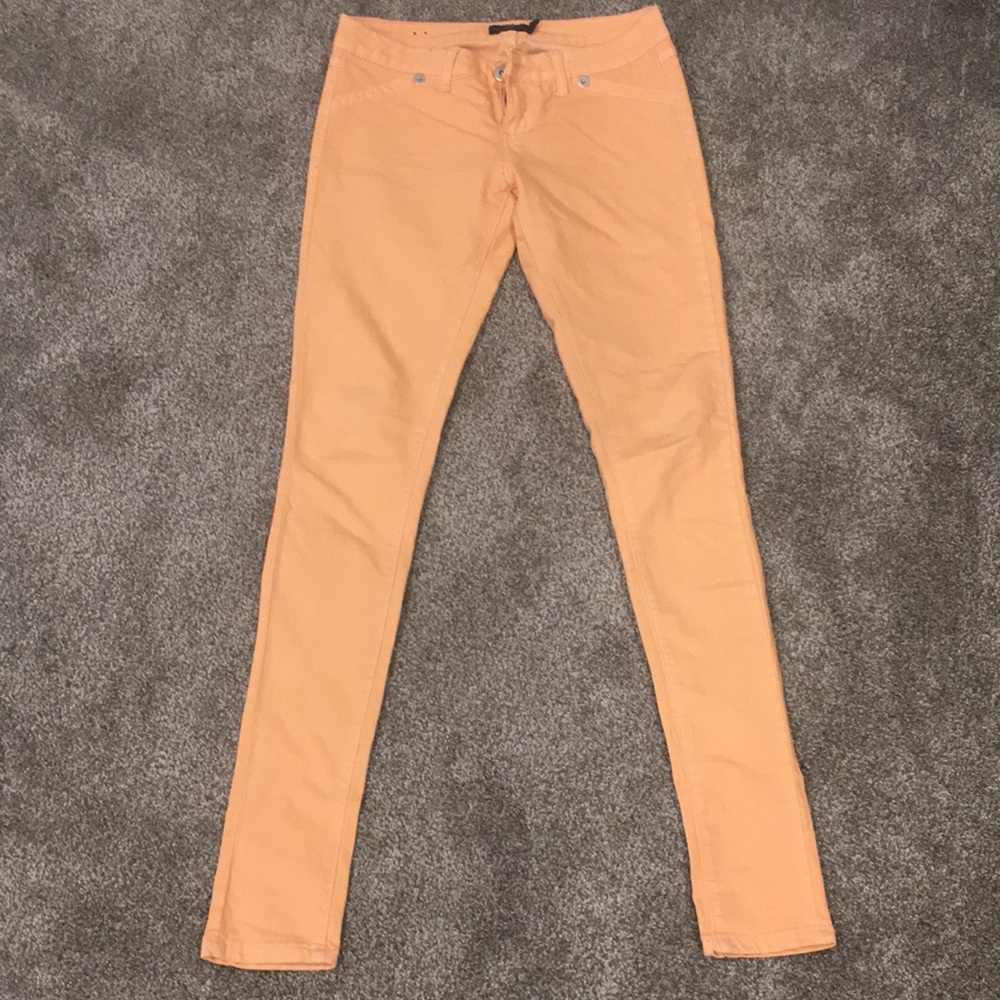 Royal Blue Peach Skinny Jeans
